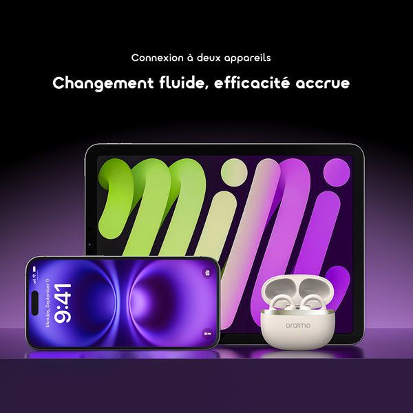 oraimo OpenSnap Écouteurs sans fil à clipser