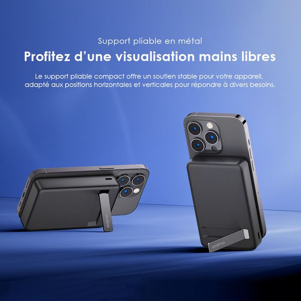 Batterie externe sans fil et filaire oraimo MagPower 15 10 000 mAh 38,5 W