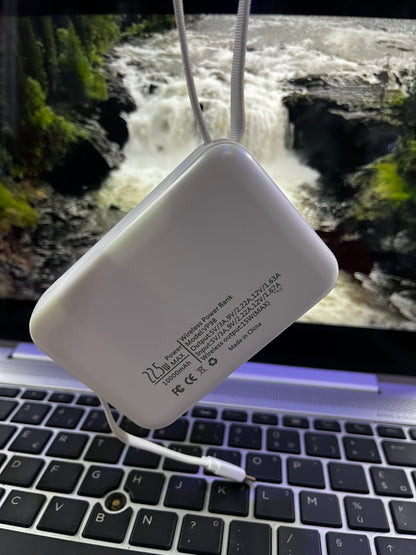 MINI POWER BANK MAGNÉTIQUE QI - 10000MAH - CHARGEUR SANS FIL