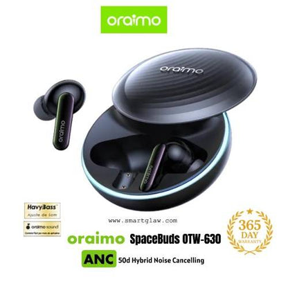 Oraimo Oraimo Écouteurs Bluetooth SpaceBuds Réduction Bruit OTW-630 - Personnalisable - Qualité Pure et filtrée