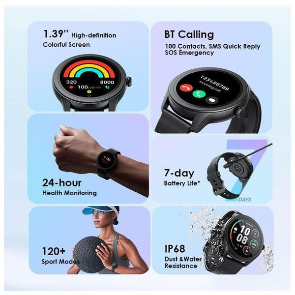 oraimo Watch 2R 1.39" TFT IP68 Smart Watch