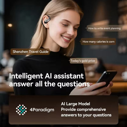 Écouteurs Bluetooth sans fil de la marque Seufre S10Pro . à affichage numérique pour le sport