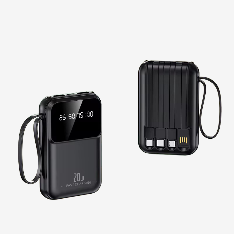 Power Bank Filaire avec Torche LED