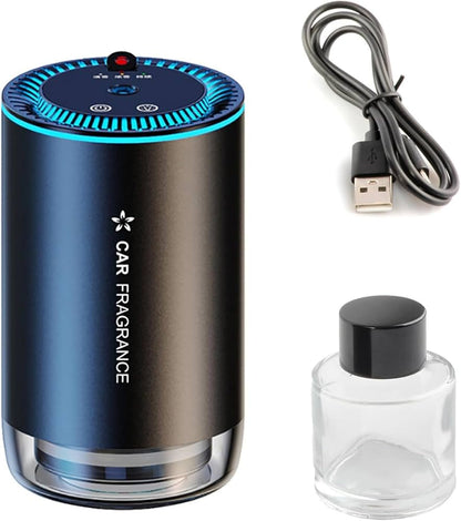 Diffuseur Voiture avec 50ml Parfum (Cologne), Sent Bon Diffuseur Électrique, On/Off Automatique, Atomiseur Ultrasonique, 3 Modes, Batterie Intégrée, Diffuseur d'Arômes pour Voiture Durée 5 Mois BJ-577
