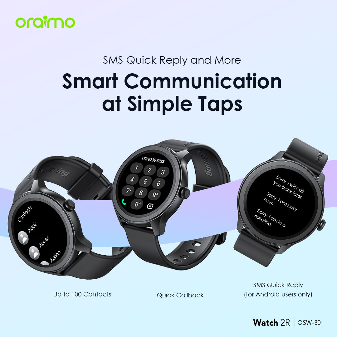 oraimo Watch 2R 1.39" TFT IP68 Smart Watch