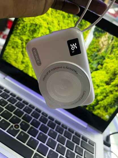 MINI POWER BANK MAGNÉTIQUE QI - 10000MAH - CHARGEUR SANS FIL