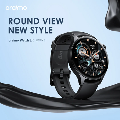 Montre connectée Oraimo ER OSW-42, écran AMOLED 1,43", étanche IP68 - Noir