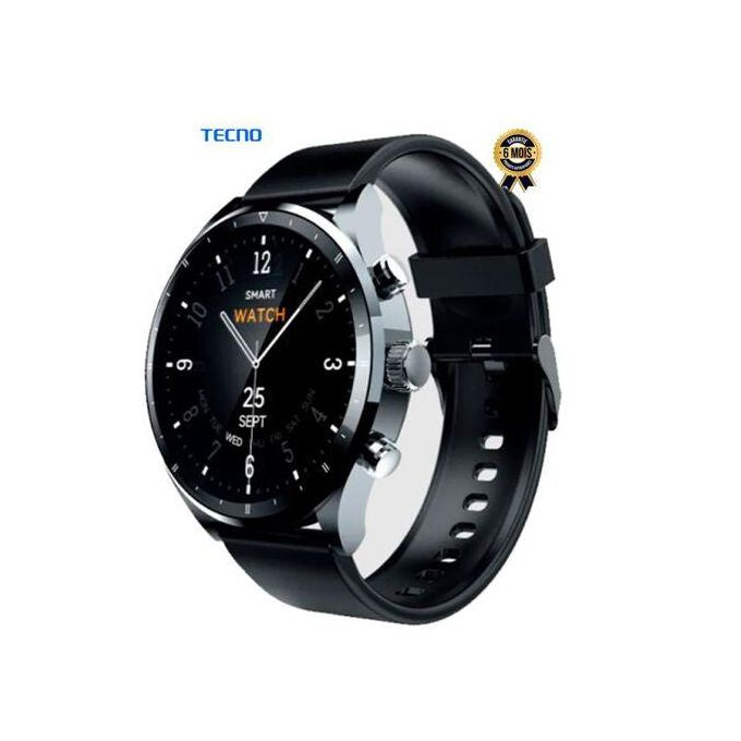Tecno Watch Pro 2 Wp02 – Ip68 – 1,43″ Amoled – Appels Bluetooth – Moniteur De Santé – 110 Modes Sport
