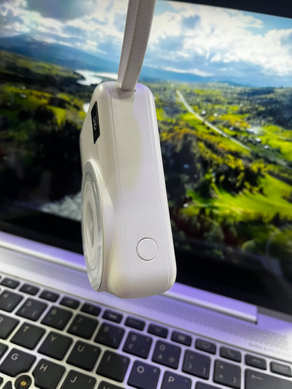 MINI POWER BANK MAGNÉTIQUE QI - 10000MAH - CHARGEUR SANS FIL