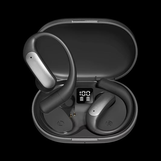 Écouteurs Bluetooth sans fil de la marque M127. à affichage numérique pour le sport