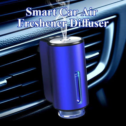 Diffuseur Voiture avec 50ml Parfum (Cologne), Sent Bon Diffuseur Électrique, On/Off Automatique, Atomiseur Ultrasonique, 3 Modes, Batterie Intégrée, Diffuseur d'Arômes pour Voiture Durée 5 Mois BJ-577