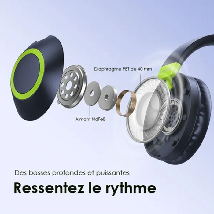 CASQUE SANS FIL ORAIMO OHP-610S - NOIR