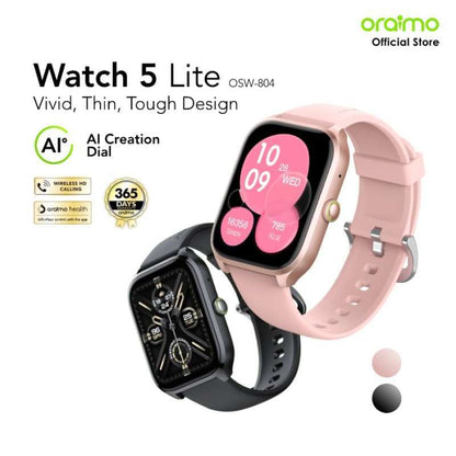 Oraimo Watch 5 Lite OSW-804 HD Touch Screen Smart Watch