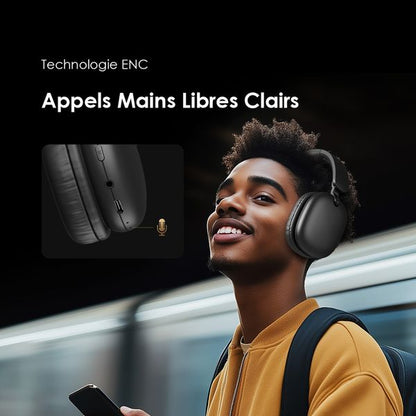 oraimo BoomPop Lite Écouteurs supra-auriculaires sans fil ENC