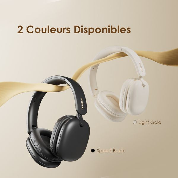 oraimo BoomPop Lite Écouteurs supra-auriculaires sans fil ENC