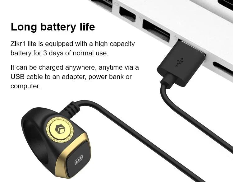 Chapelet intelligentes pour Zikr, Tasbih et rappel des temps de prière