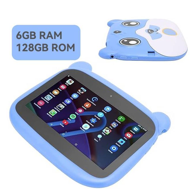 Tablette éducative Easyfun - Écran 7 pouces - 6 Go de RAM - 128 Go de ROM [Bleue