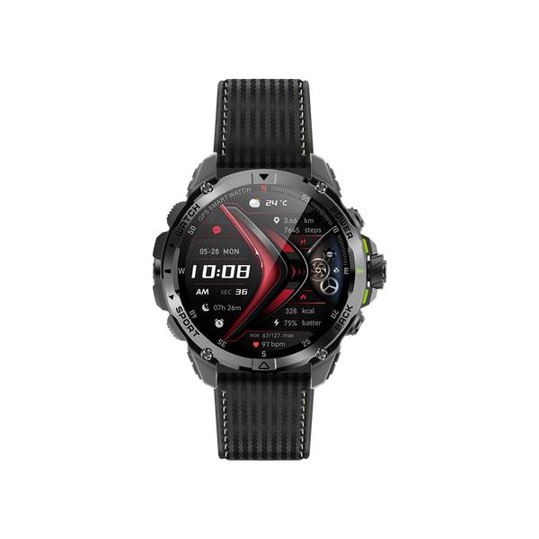 oraimo Watch GT Montre connectée GPS AMOLED 3ATM 1,43" avec deux bracelets interchangeables