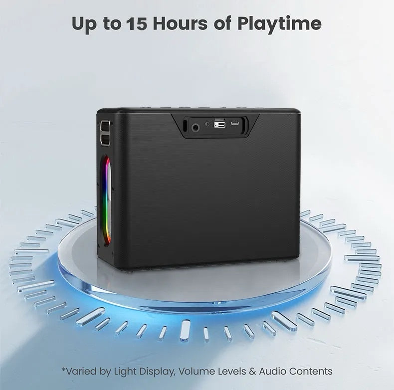 Enceinte Bluetooth AMAYA BD34 – Puissance & Ambiance RGB