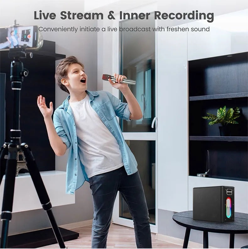 Enceinte Bluetooth AMAYA BD34 – Puissance & Ambiance RGB