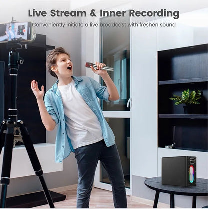 Enceinte Bluetooth AMAYA BD34 – Puissance & Ambiance RGB